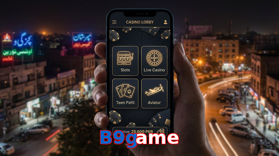 Main screen of B9game app page for PK players