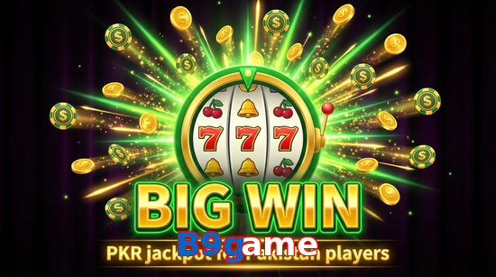 Big win animation on B9game slot game